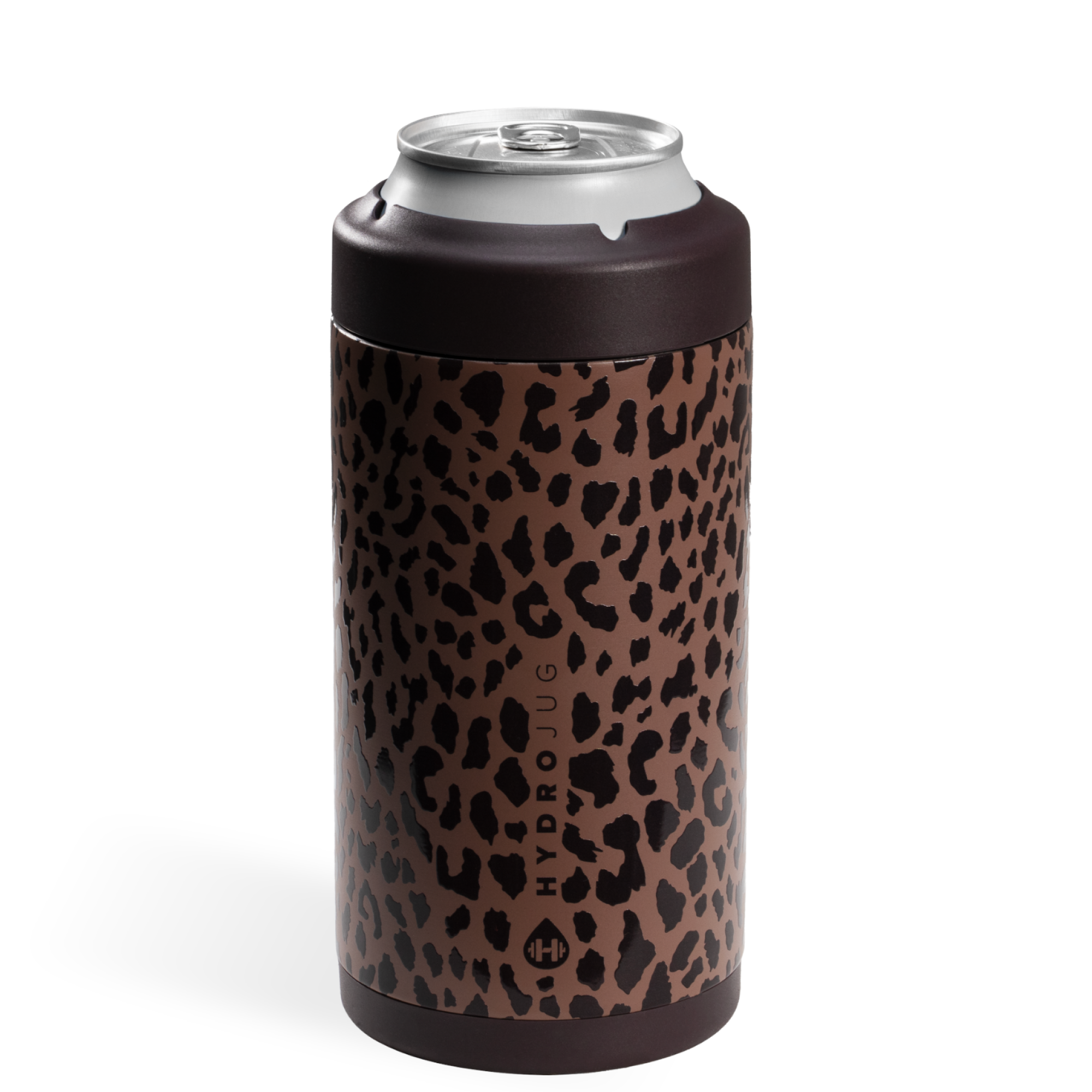 Can Cooler 16oz - Brown Leopard