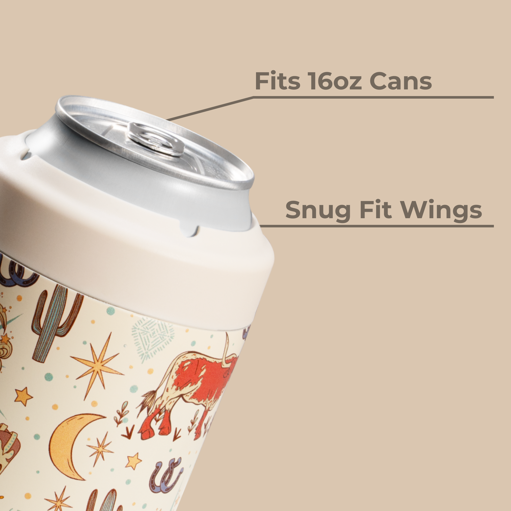 Can Cooler 16oz - Rodeo