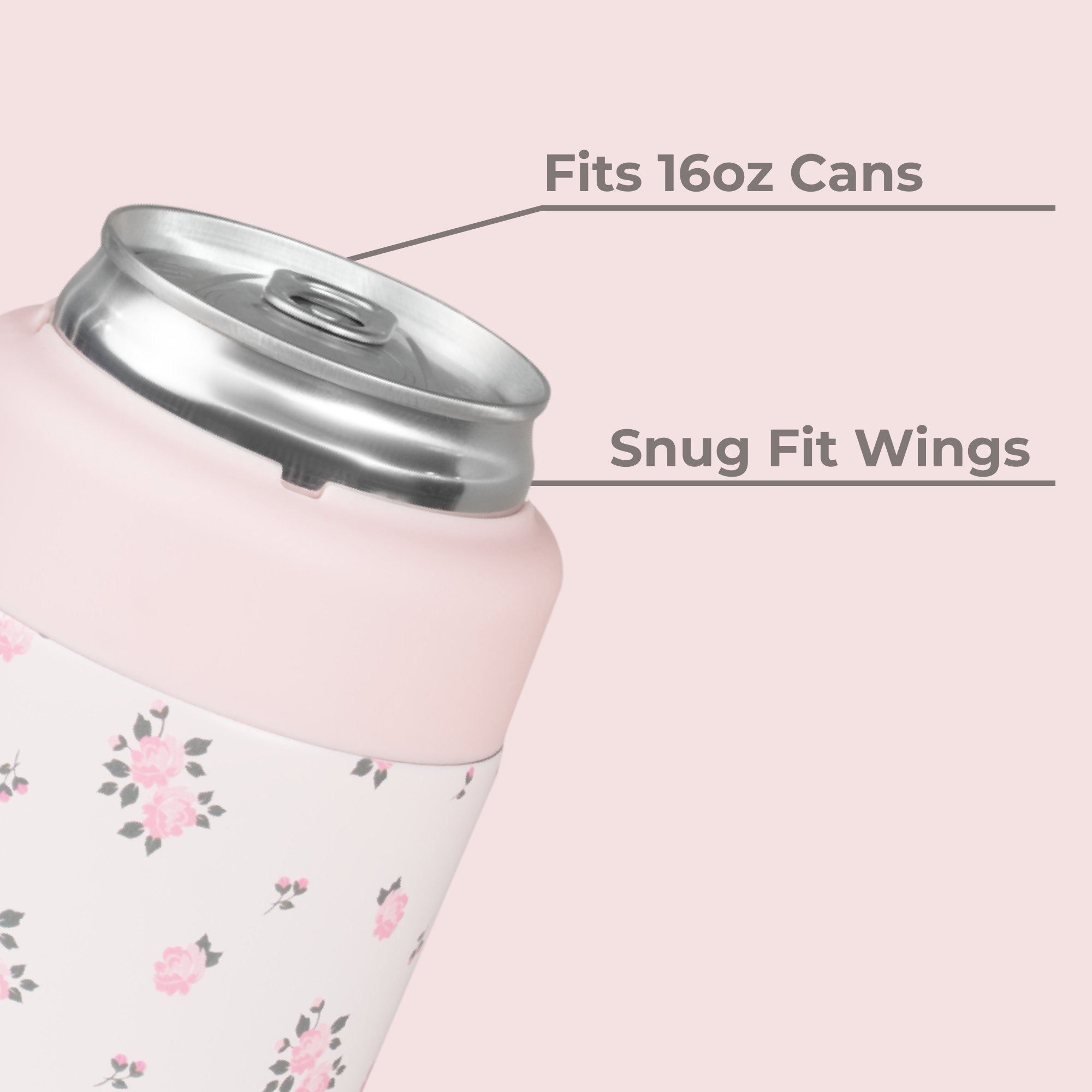Can Cooler 16oz - Wildrose