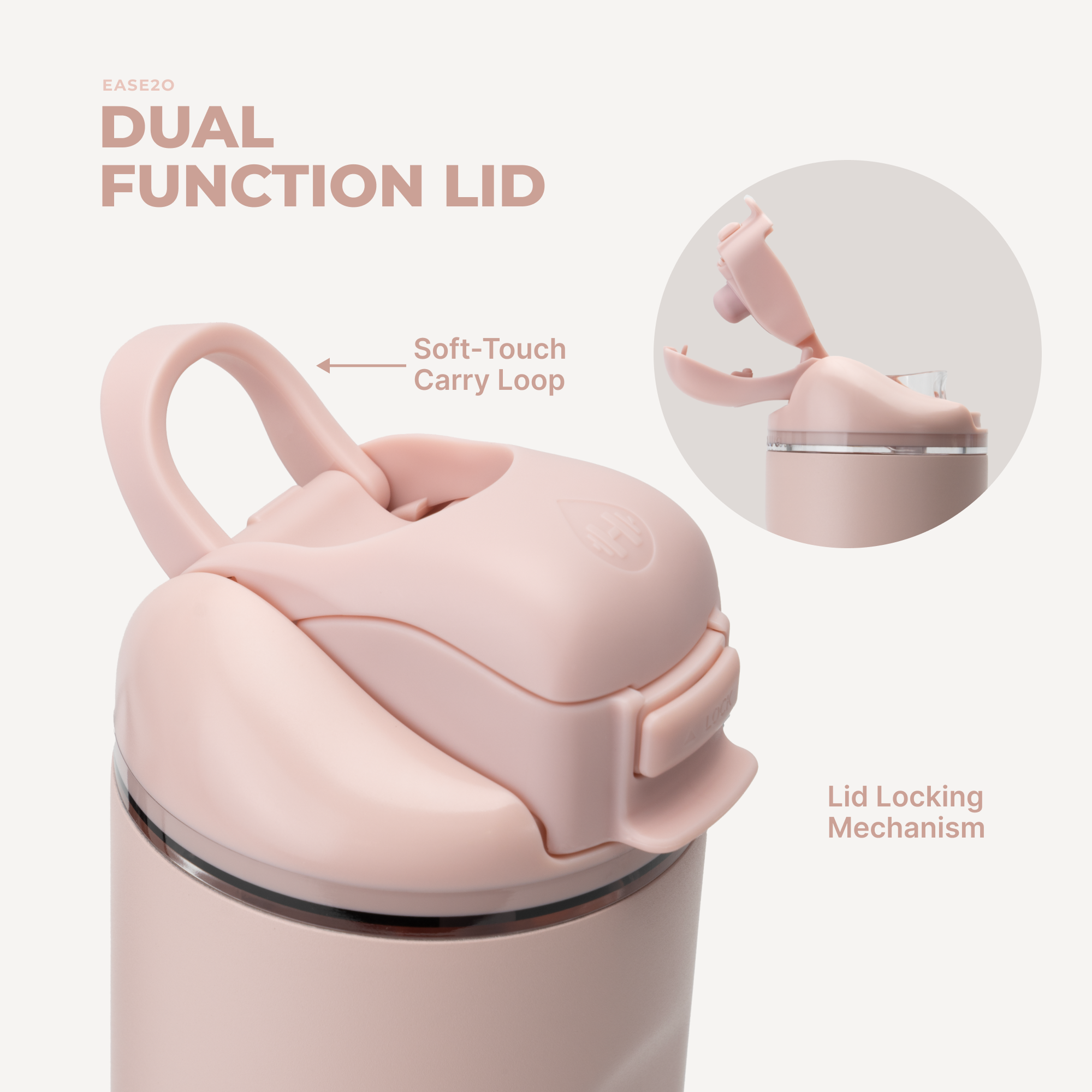 Ease2o 32oz - Dusty Rose