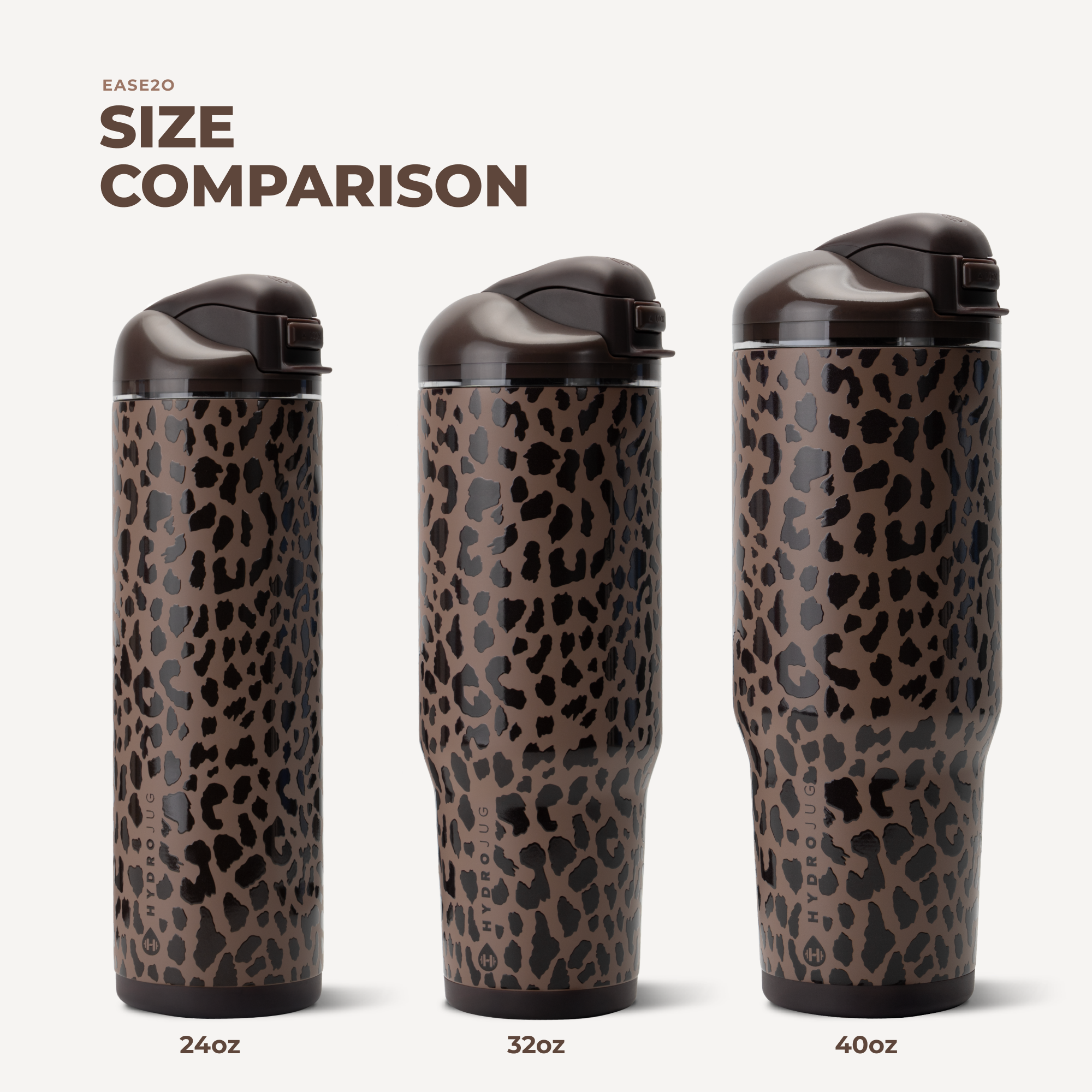 Ease2o 40oz - Brown Leopard