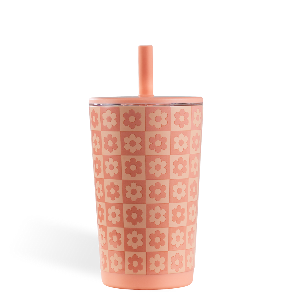 Everyday Tumbler 14oz - Daisy Checkers