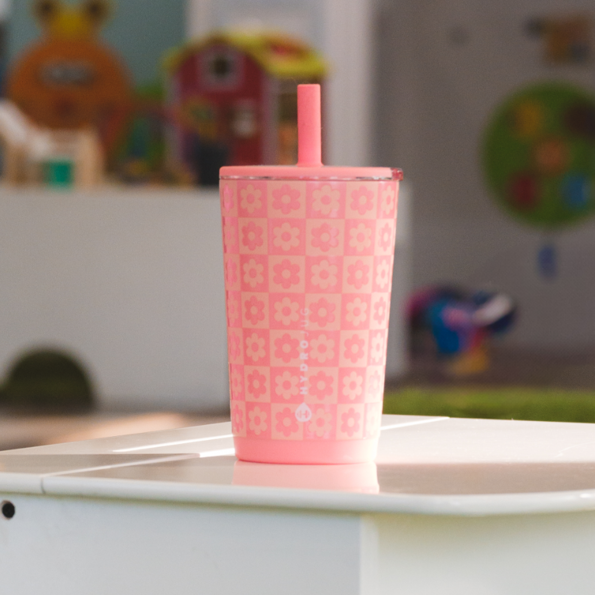 Everyday Tumbler 14oz - Daisy Checkers