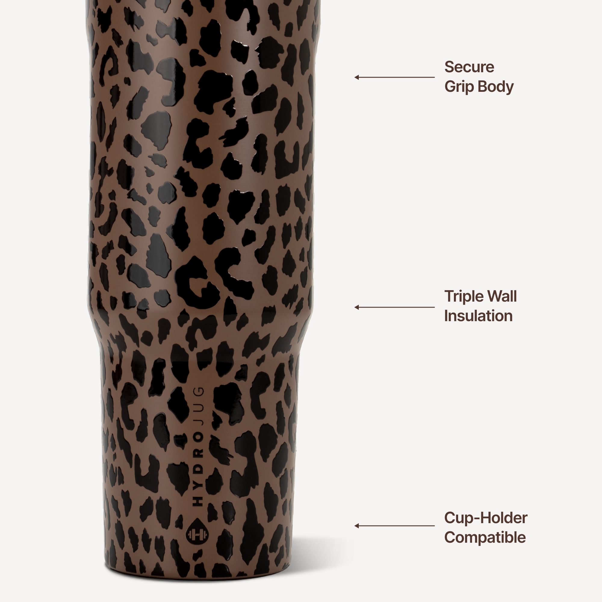 Sport 32oz - Brown Leopard