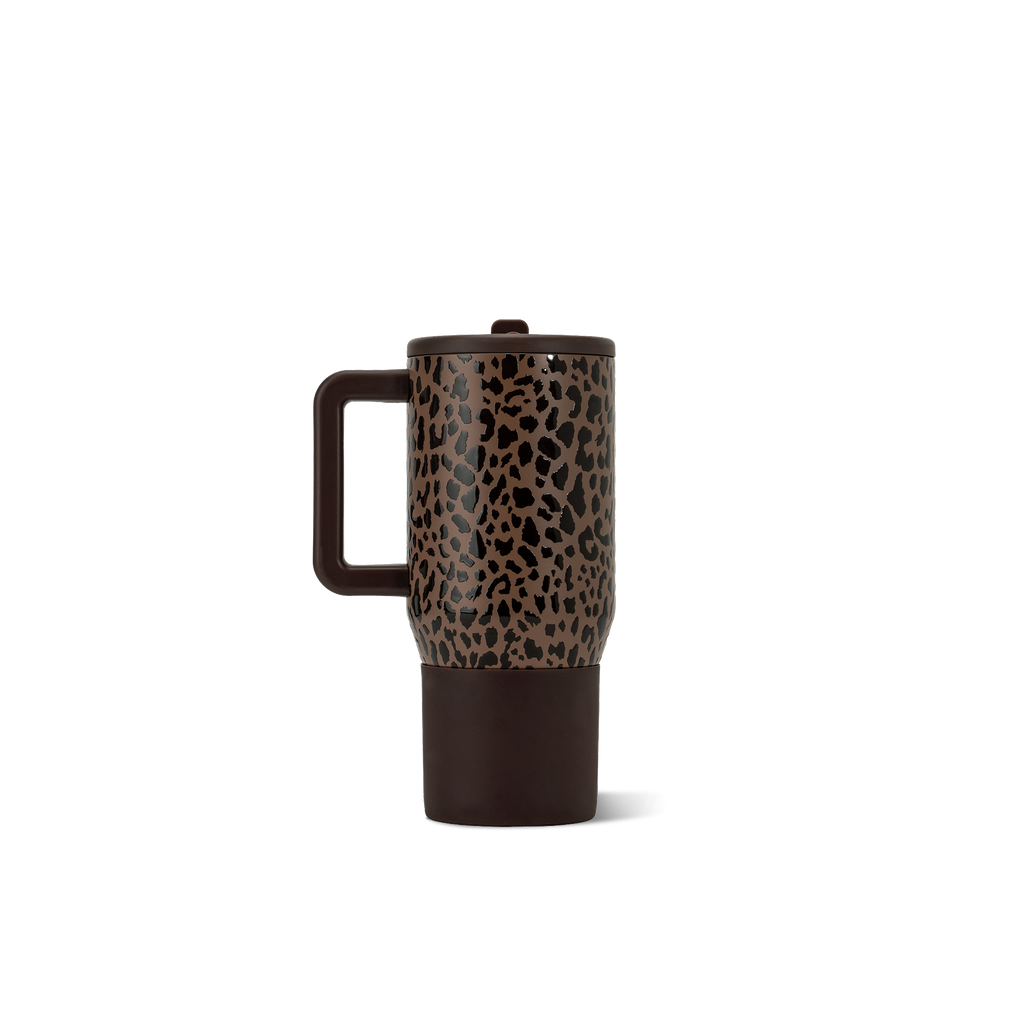 Traveler 20oz - Brown Leopard